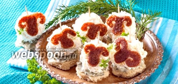 Канапе с сыром «Овечки»