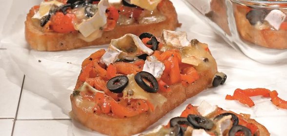 Брускетта с сыром