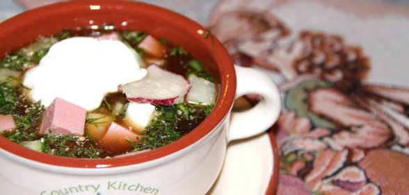 Окрошка на квасе