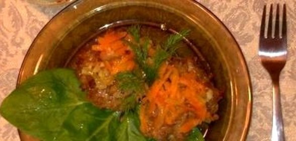 Биточки домашние на подушке