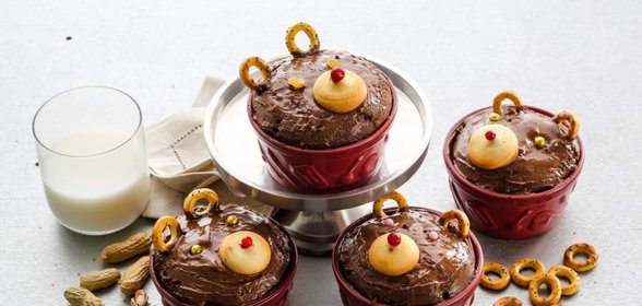 Шоколадные кексы «Мишки»