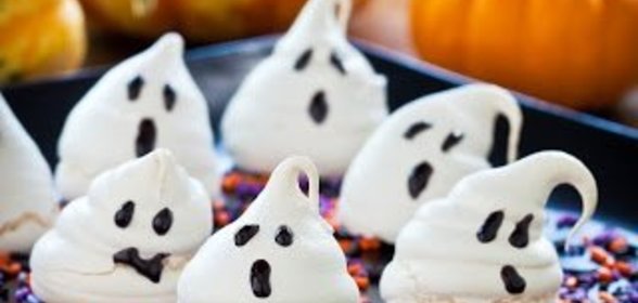 Меренги-привидения на Хэллоуин