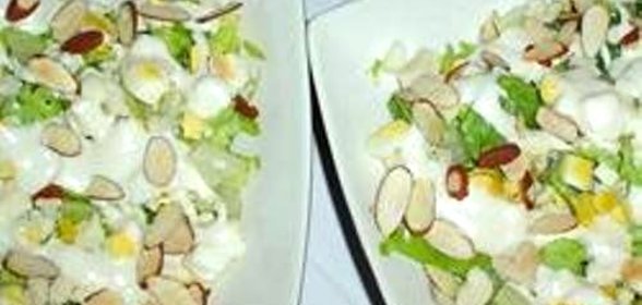 Салат с голубым сыром