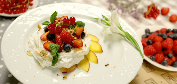 Мини-торты «Павлова»