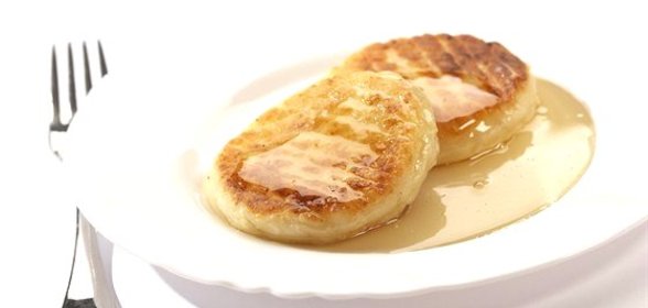 Дрожжевые оладьи на молоке