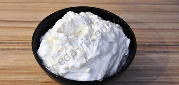 Крем для эклеров творожный