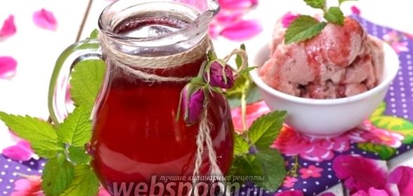 Сироп из лепестков розы