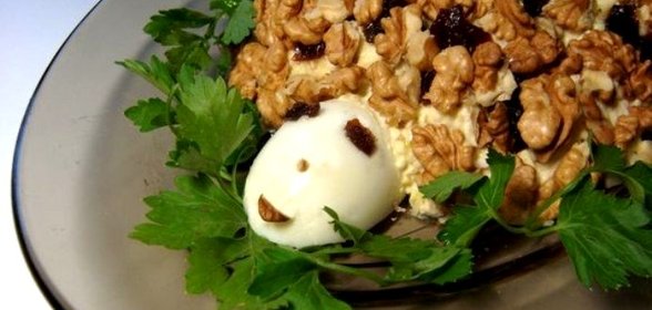 Салат Черепаха с курицей