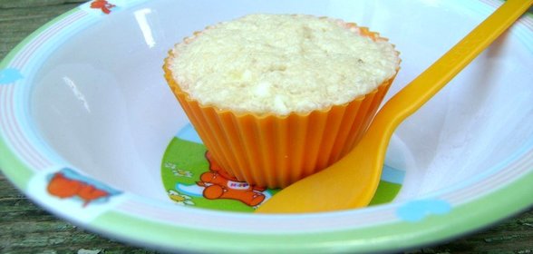 Творожно-банановое суфле для ребенка