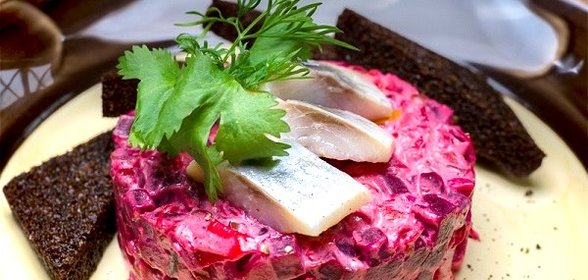 Винегрет с селедкой