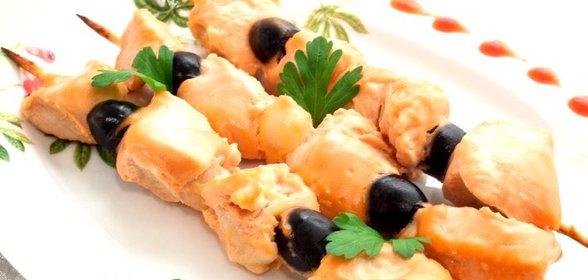 Шашлычки «Домашние», маринованные в розовом соусе