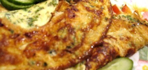 Омлет с соевым соусом и тимьяном