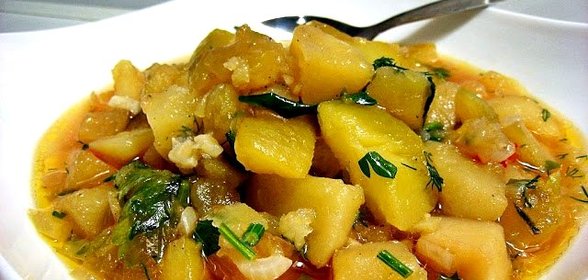 Жаркое из кабачков