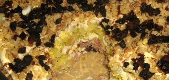 Салат «Черепаха» с тунцом