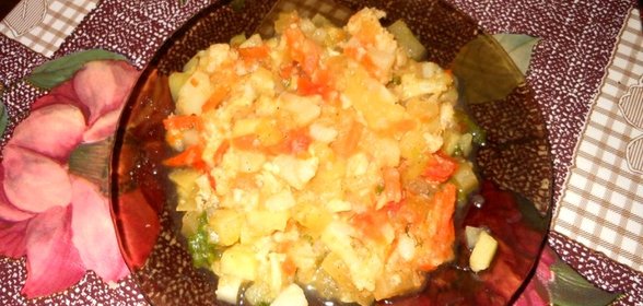 Рагу с цветной капустой и картошкой