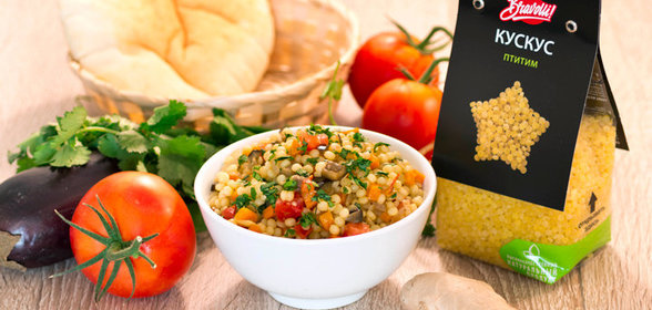 Кускус птитим с овощами