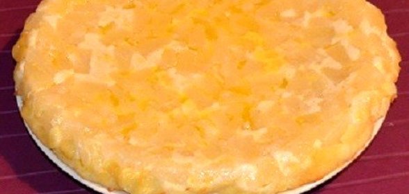 Творожный пирог «Антво» с ананасами