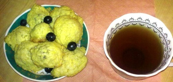 Пирамидки с виноградом