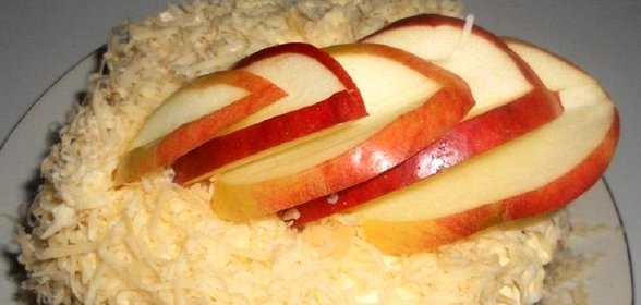 Салат в яблочко