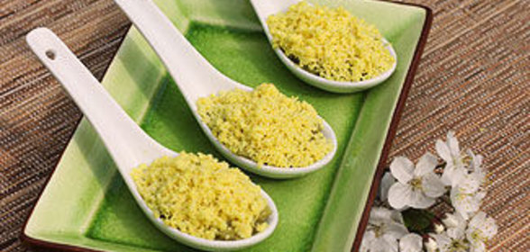 Желто-зеленый десерт (Тякин-сибори)