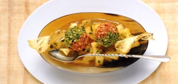 Фруктовый салат с апельсином и маракуйей