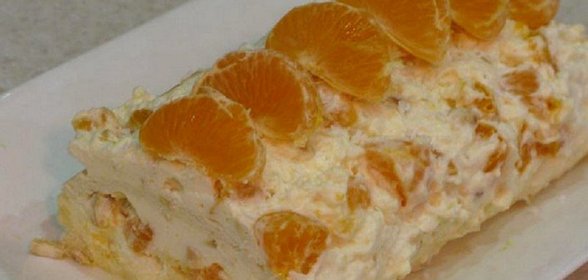 Мандариновый рулет