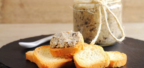 Грибной паштет с грецкими орехами