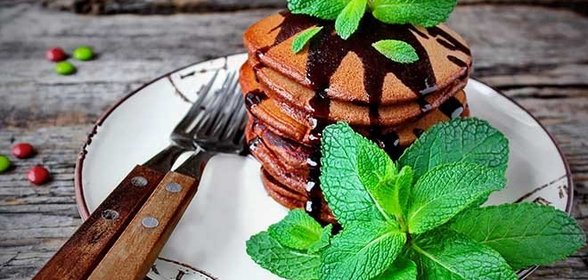 Шоколадные панкейки