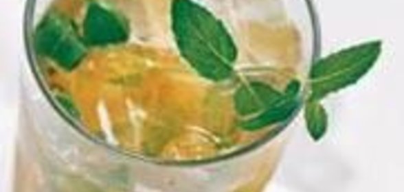 Шипучий мятный чай