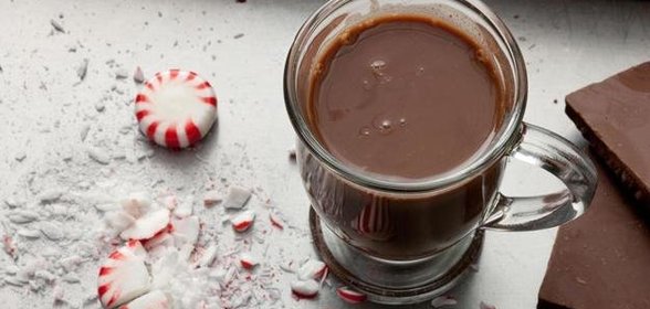 Мятный горячий шоколад