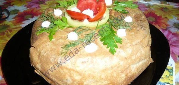 Блинчатый пирог из блинов
