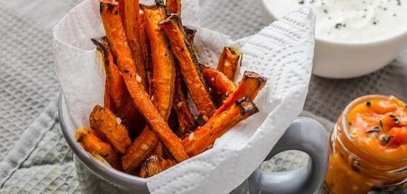 Жаренная морковь с миндалем и лимоном