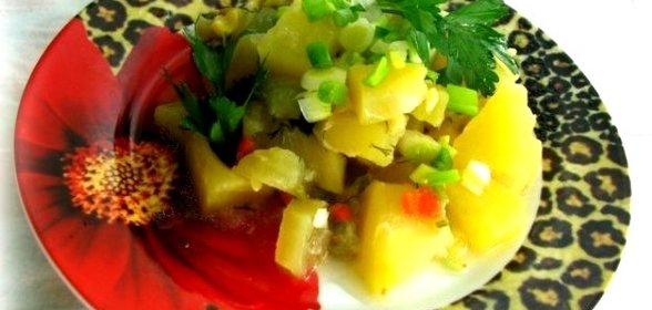 Рагу из овощей с кабачками