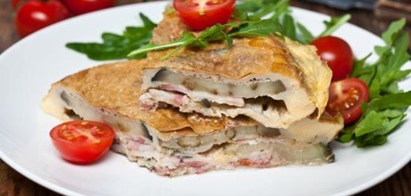 Омлет с баклажанами