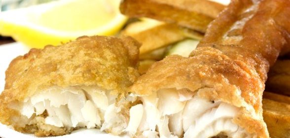 Сушеная треска во фритюре