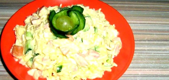 Салат с мивиной