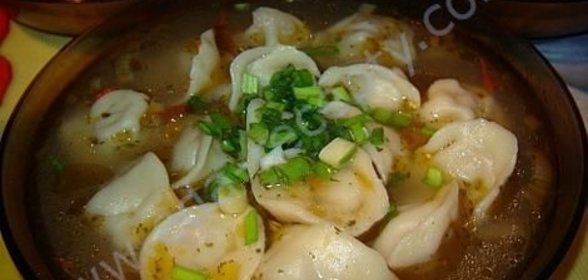 Пельмени с зеленью