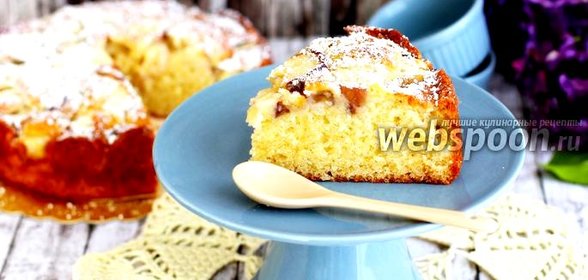 Пирог персиковый
