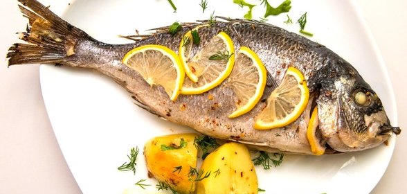 Дорада с лимоном