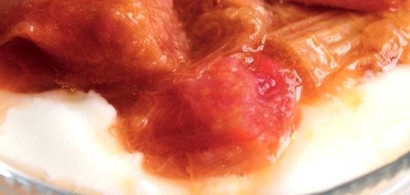 Компот из ревеня с апельсином