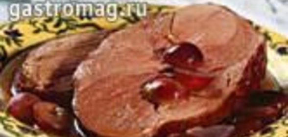 Маринованная ножка ягненка с виноградом