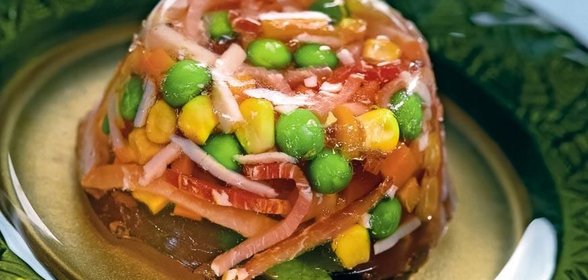Заливное из мясной нарезки