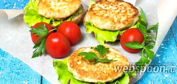 Куриные котлеты с овсяными хлопьями