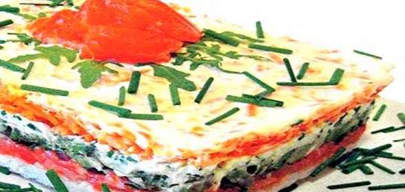 Красная рыба под шубой салат