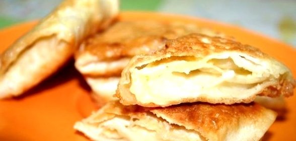 Конверты из лаваша с сыром