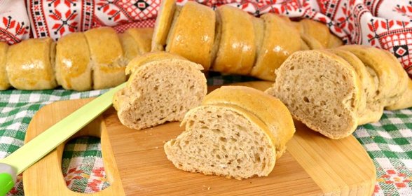 Витые батоны пшенично-ржаные