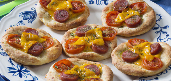 Мини-пицца домашняя