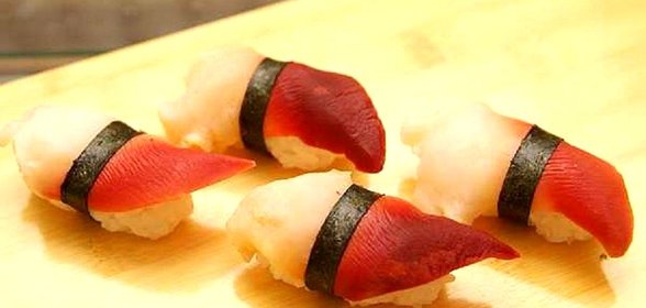 Нигири-суши с хоккигаем