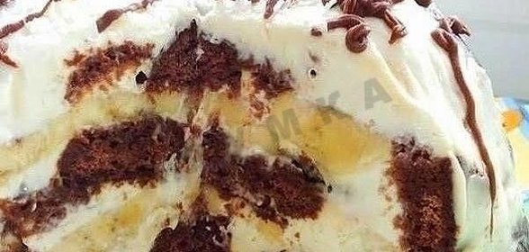 Торт из шоколадных пряников