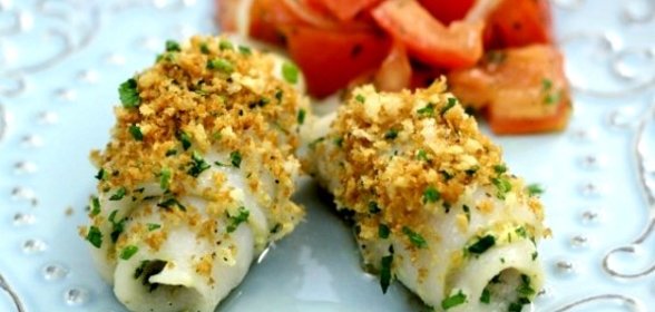 Филе морского языка запеченное